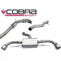 AU26b Cobra Sport Audi TT (Mk2) 2.0 TFSI Quattro 2012> Turbo Back Package (Sports Cat / Non-Resonated), Cobra Sport, AU26b
